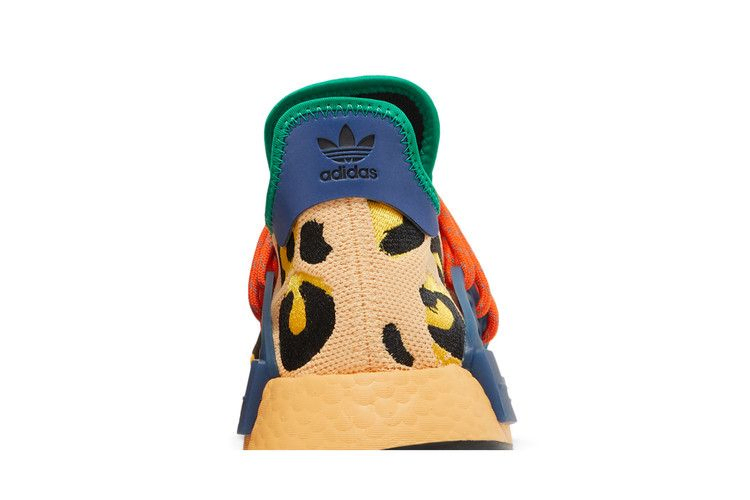 Кроссовки Pharrell x adidas NMD Human Race 'Animal Print - Pulse Amber'