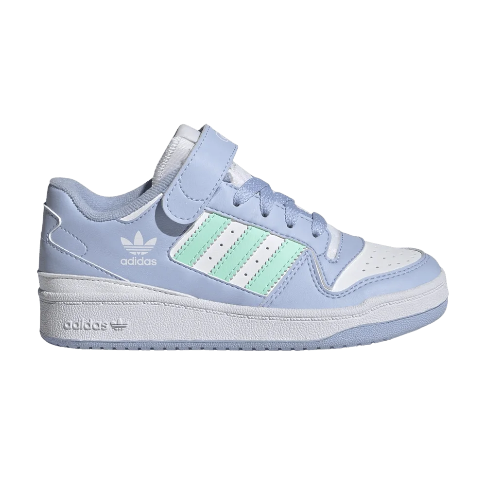 Кроссовки Adidas Forum Low J 'Blue Dawn Easy Green'