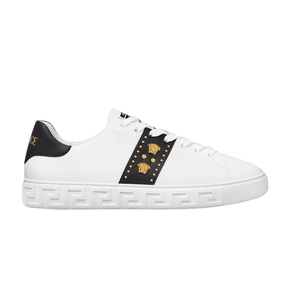 Кроссовки Versace Greca Sneaker 'Studded Greek - White'