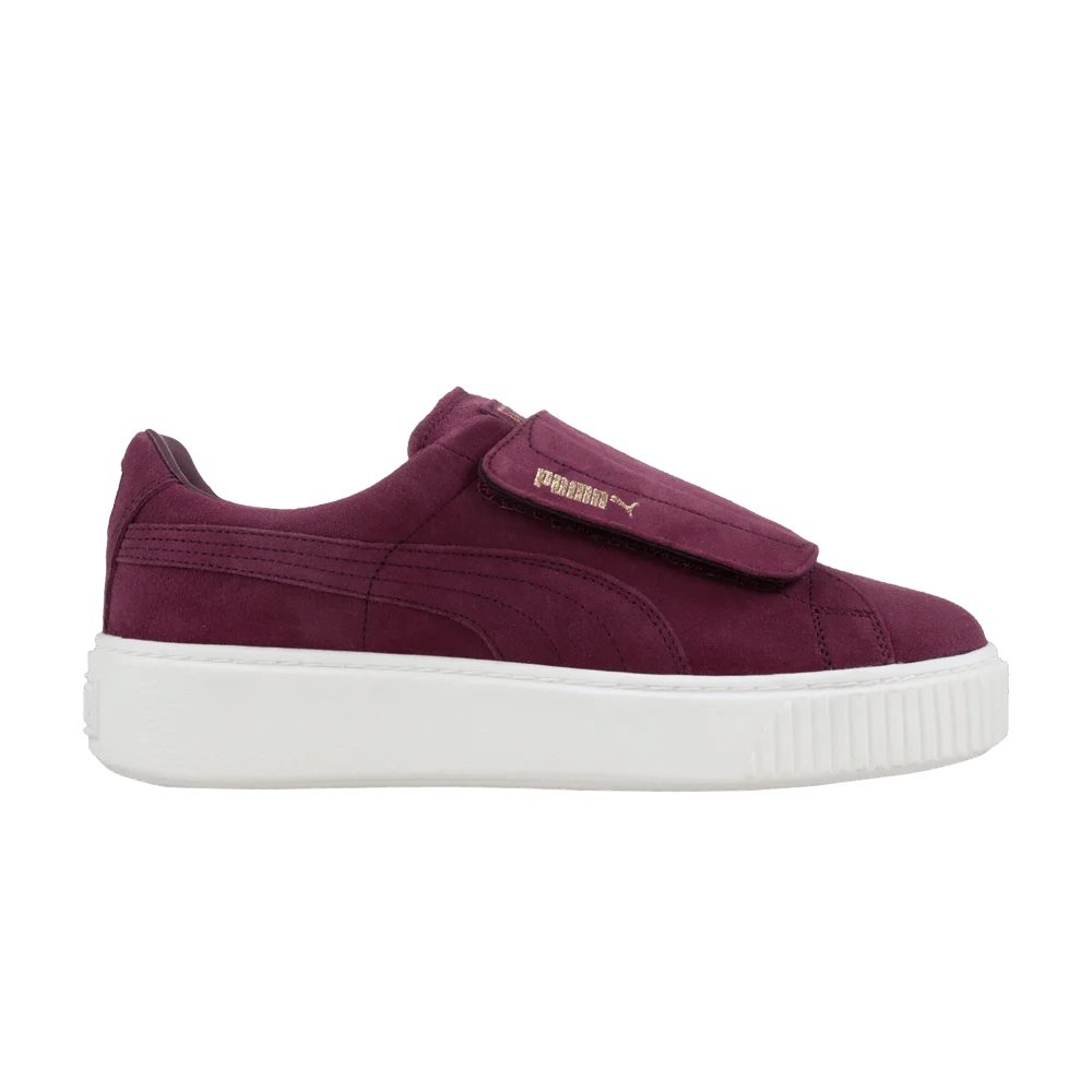 Krossovki-Puma-Wmns-Suede-Platform-Strap-Deep-Purple