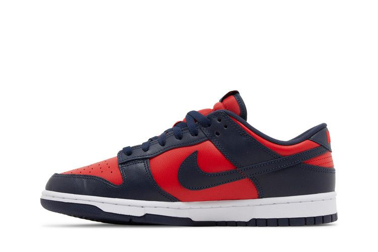 Кроссовки Nike Dunk Low Retro 'Navy Red' 2024