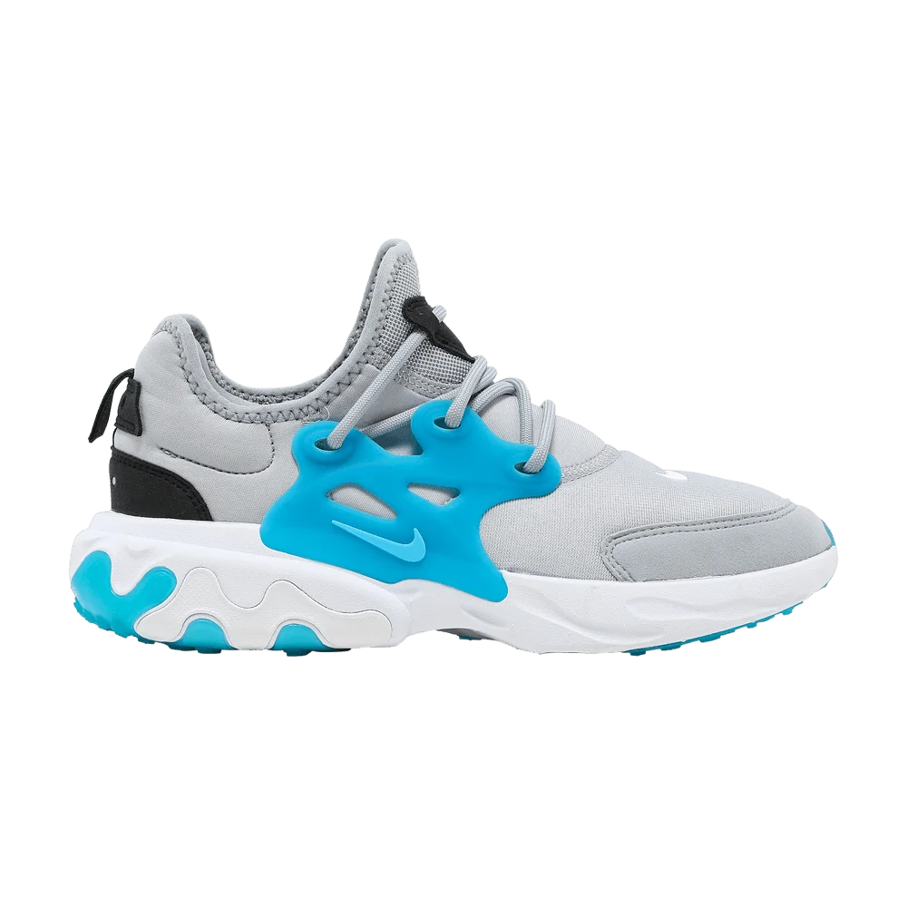 Кроссовки Nike React Presto GS 'Wolf Grey Laser Blue'