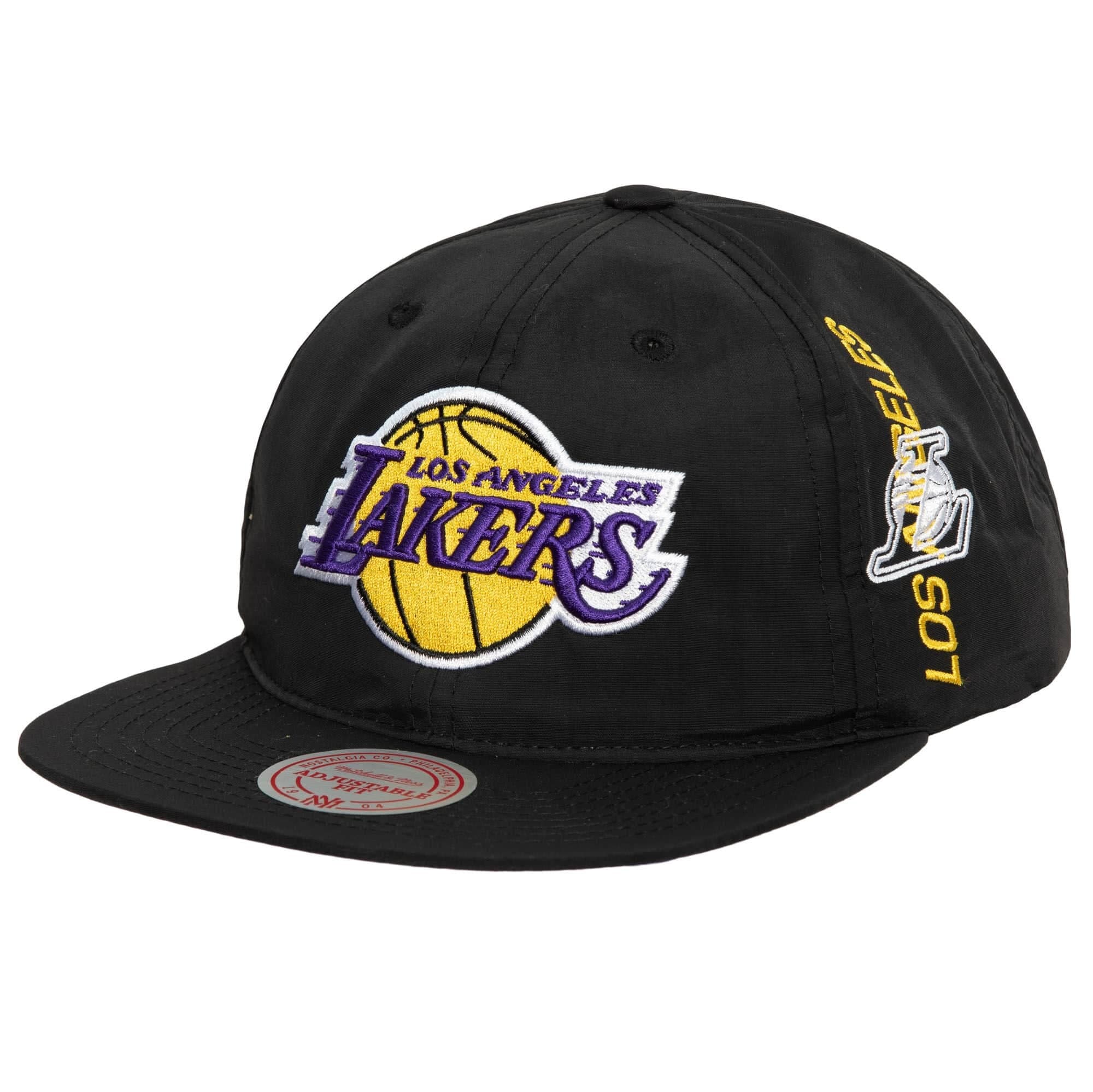 Бейсболка Mitchell & Ness Nylon Szn Deadstock Snapback Los Angeles Lakers Hat