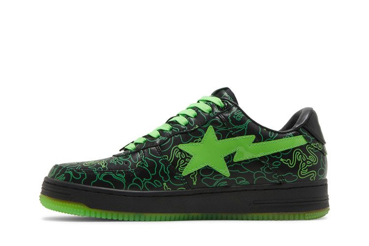 Кроссовки Razer x Bapesta Low M2 'Neon Camo'