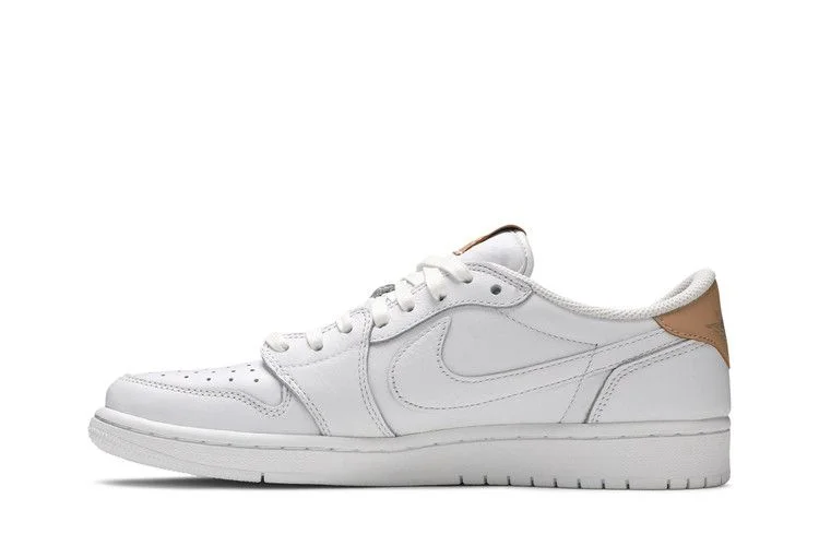 Кроссовки Air Jordan 1 Retro Low OG Premium 'White Tan'