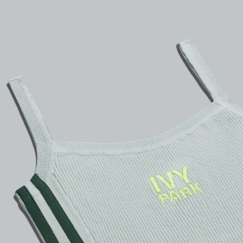 Боди adidas Ivy Park Knit Tank Bodysuit Green Tint
