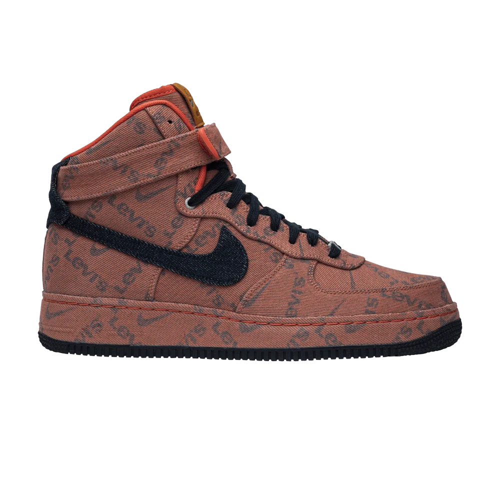 Кроссовки Levi's x Nike By You x Air Force 1 High 'Exclusive Denim'