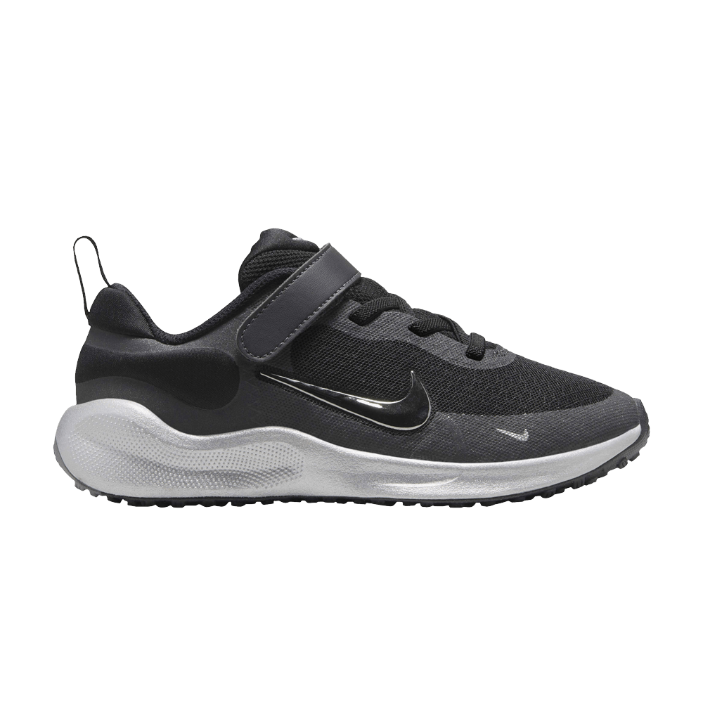 Кроссовки Nike Revolution 7 SE PS 'Black Metallic Silver'