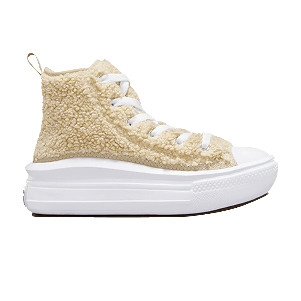 Кроссовки Converse Chuck Taylor All Star Move Platform High PS 'Sherpa - Beach Stone'