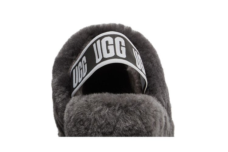 UGG Wmns Fluff Yeah Slide 'Charcoal'