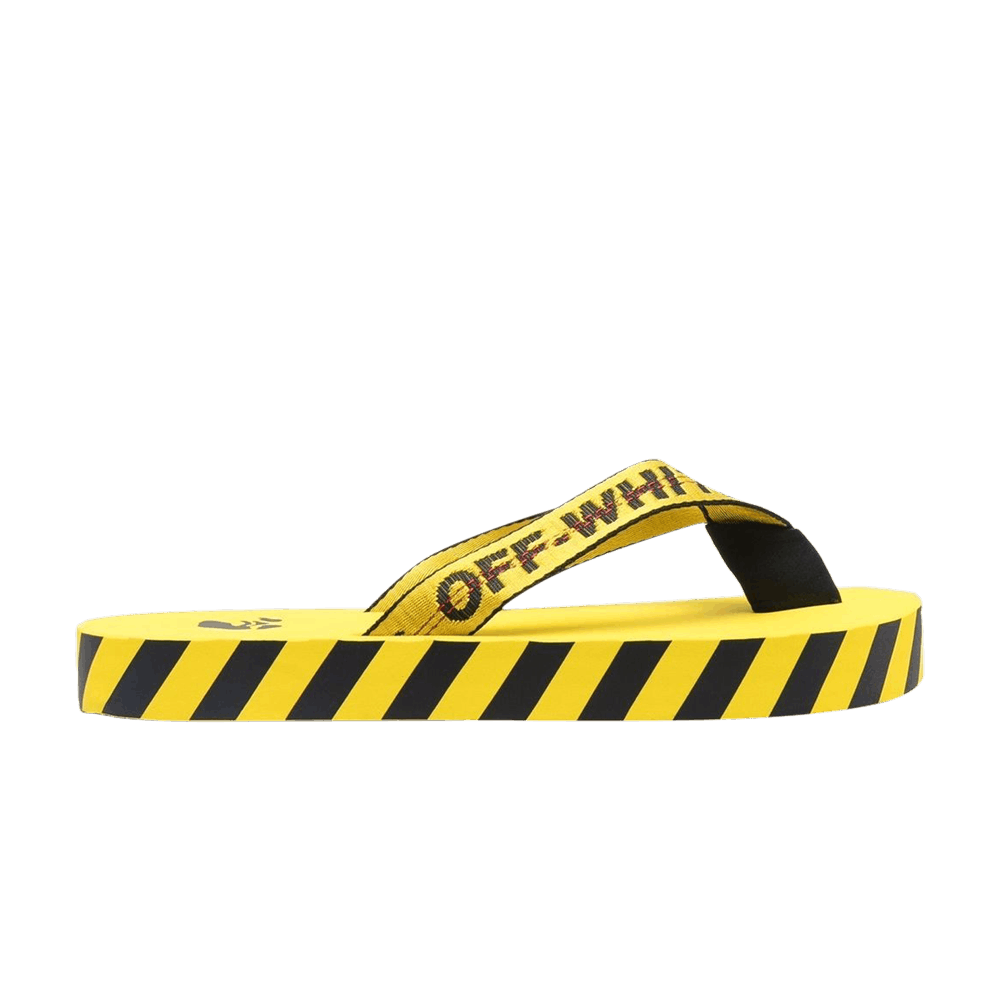 Кроссовки Off-White Industrial Flip Flops 'Logo Tape - Yellow' 2022