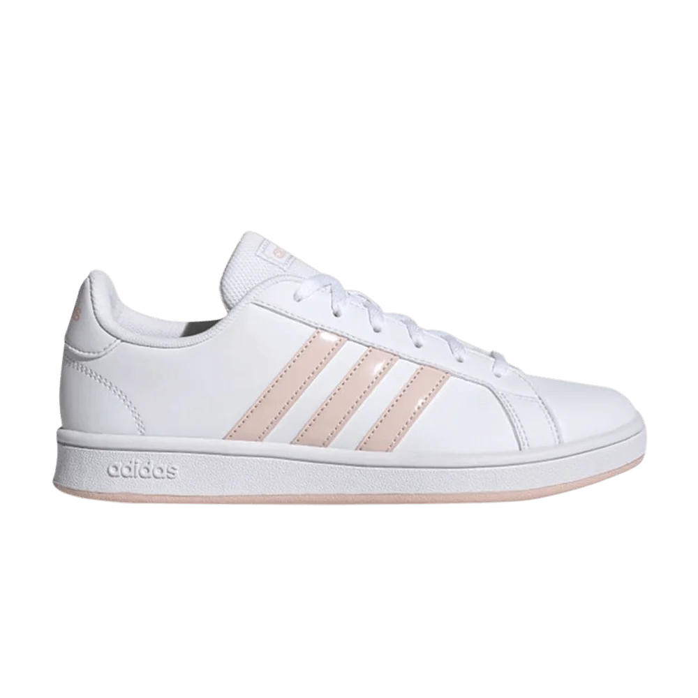 Krossovki-Adidas-Wmns-Grand-Court-Base-White-Vapour-Pink
