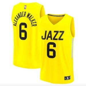 2022-23-Utah-Jazz-6-Nickeil-Alexander-Walker-Fast-Break-Icon-Yellow-Jersey-1-300x300