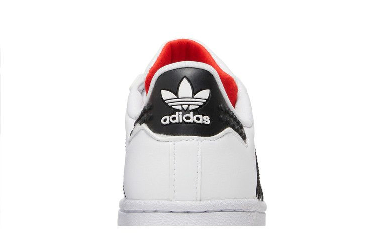 Кроссовки LEGO x adidas Superstar J 'White Pantone'