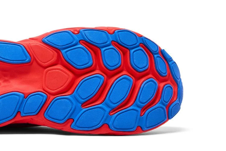 Кроссовки New Balance Fresh Foam X More v4 'Electric Red Bright Lapis'
