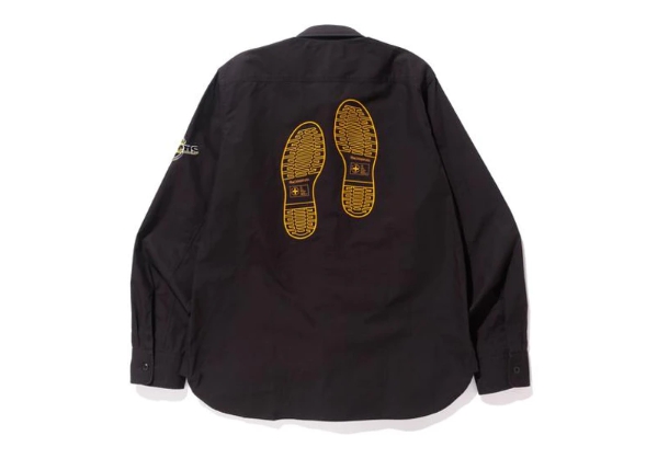 Рубашка BAPE X DR.MARTENS Work Shirt Shirt Black