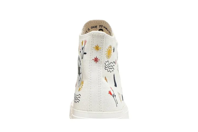 Кроссовки Converse Wmns Chuck Taylor All Star Platform High 'It's Okay To Wander - Egret'