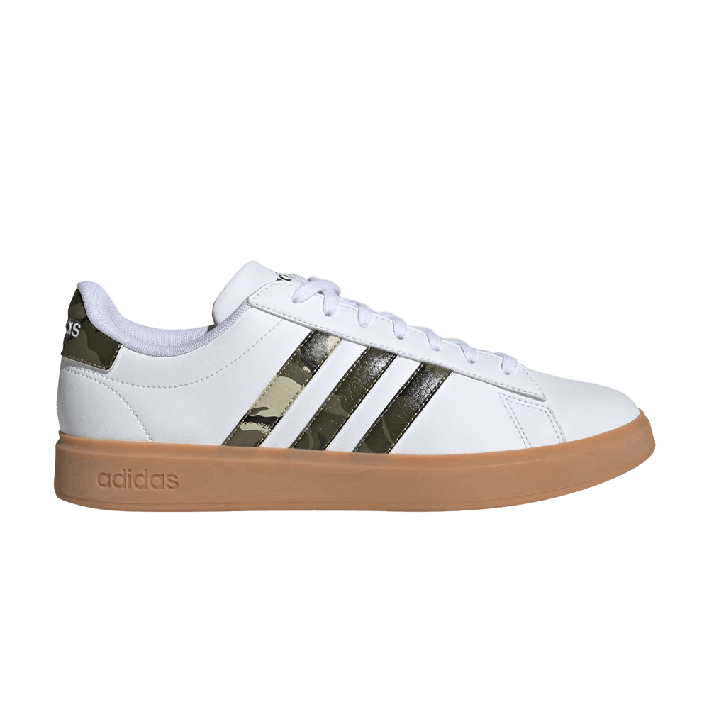 Кроссовки Adidas Grand Court 2.0 'White Camo Gum'