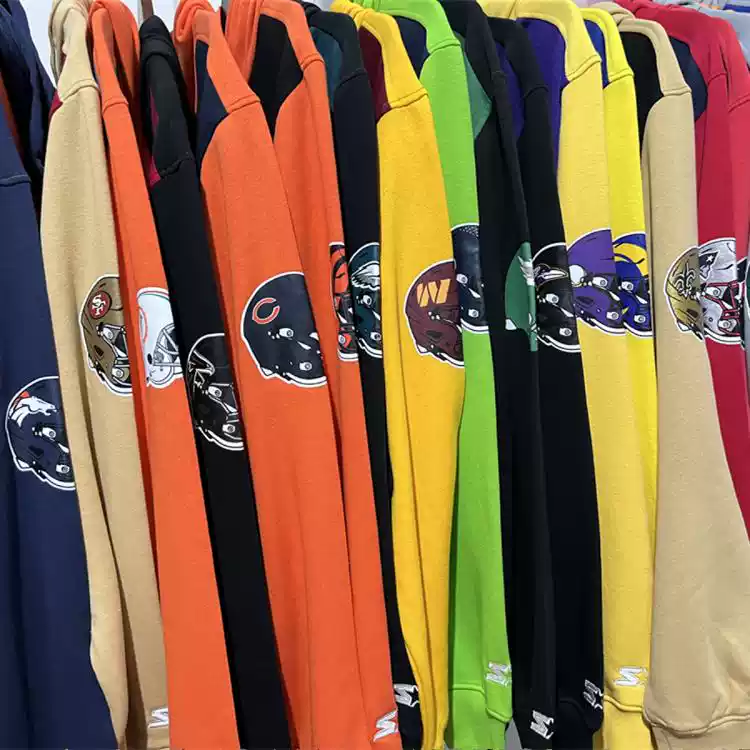 Спортивная толстовка Star co-branded football front and back printed embroidery sweatshirt