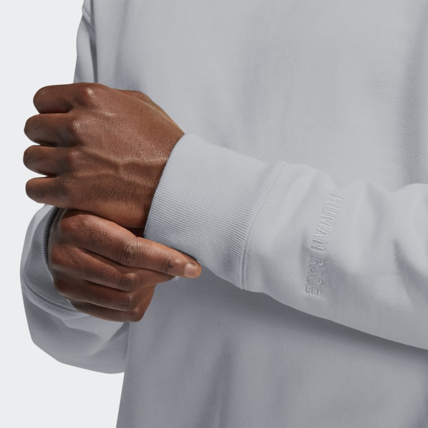 Свитшот adidas Pharrell Williams Basics Crewneck Sweatshirt Light Grey Heather