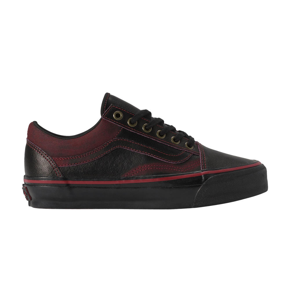 Кроссовки Vans Tania Cruz x Premium Old Skool 'Dark Red Rub-Away'