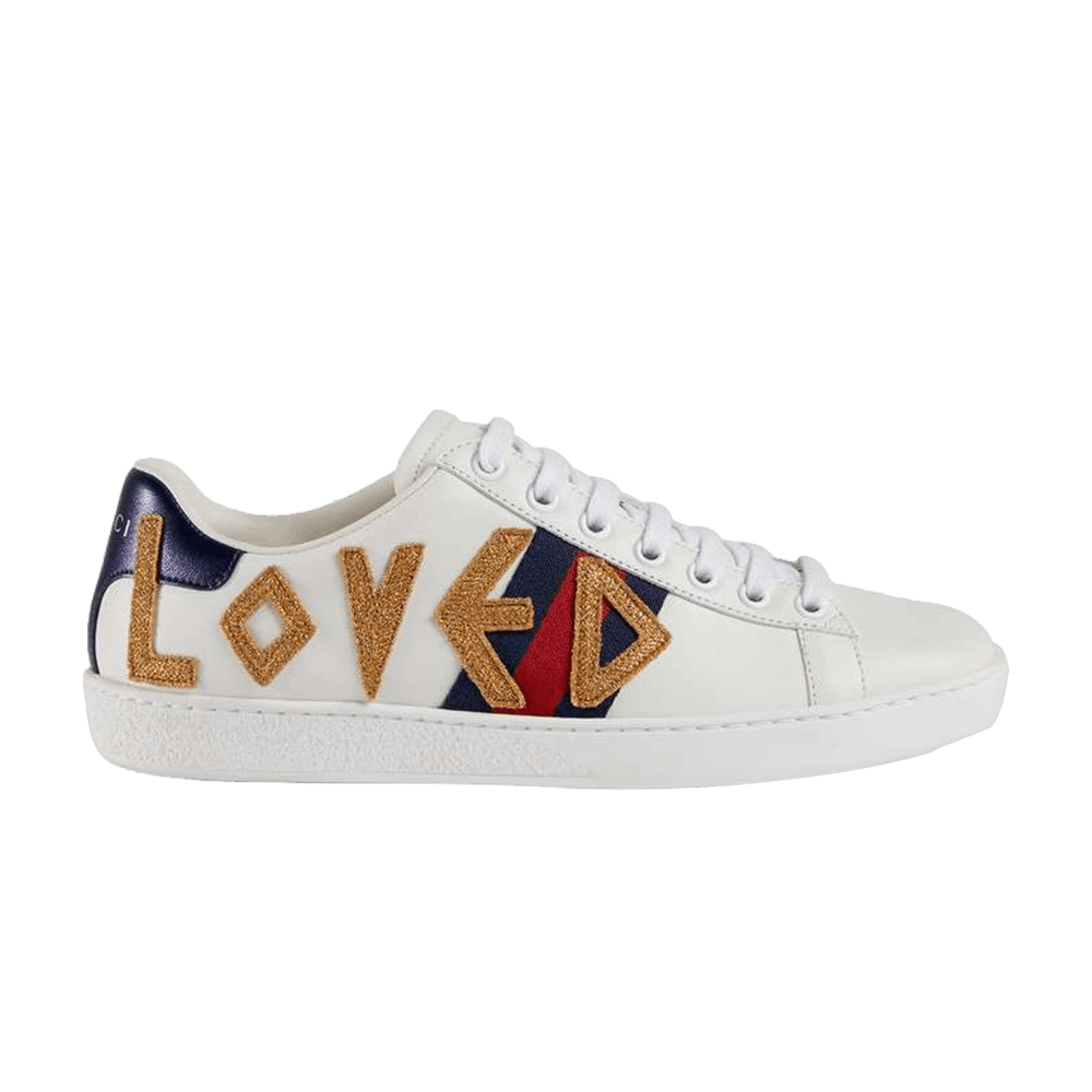 Кроссовки Gucci Wmns Ace Embroidered 'Loved'