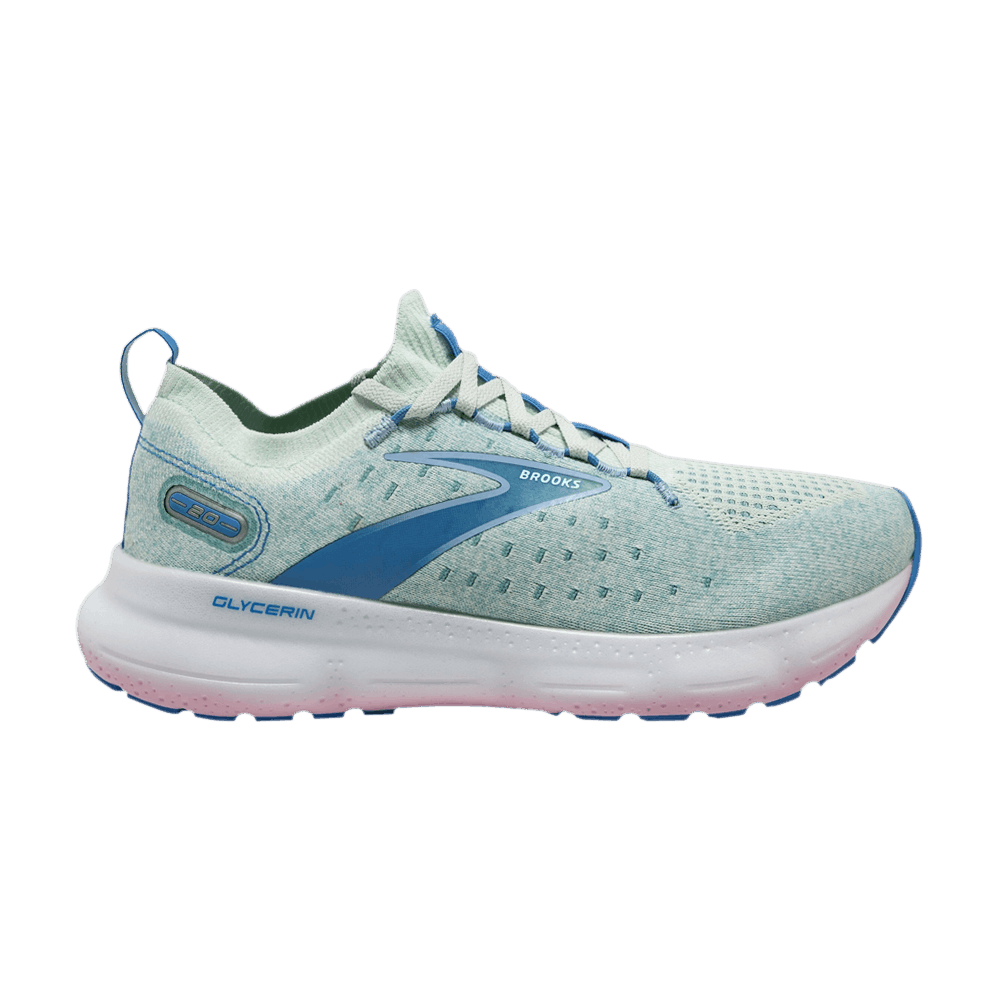 Кроссовки Brooks Wmns Glycerin StealthFit 20 'Blue Glass Open Air'
