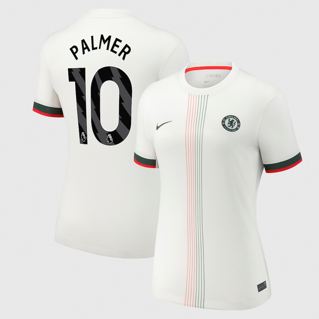 Женское футбольное джерси Chelsea Nike Away Stadium Shirt 2025-26 - Palmer 10