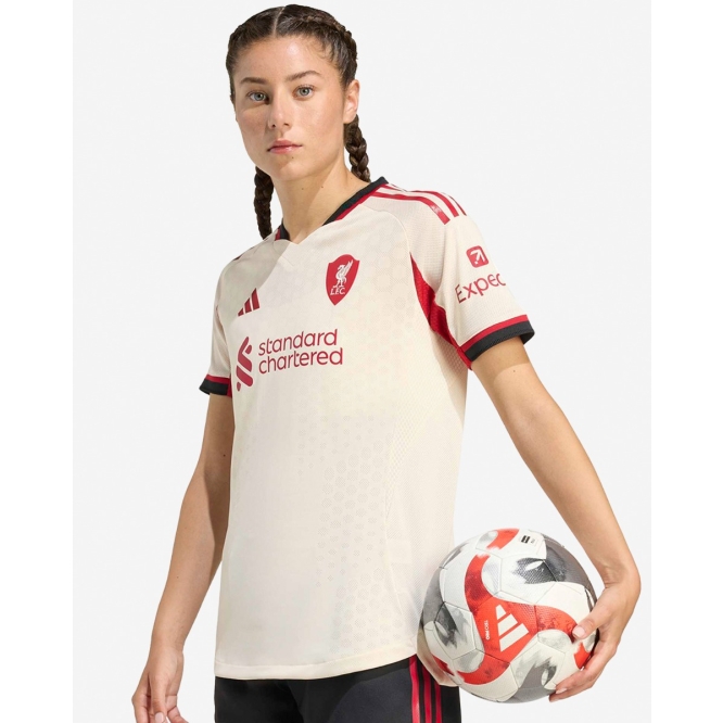 Женское футбольное джерси Liverpool FC adidas Womens 25/26 Authentic Away Jersey