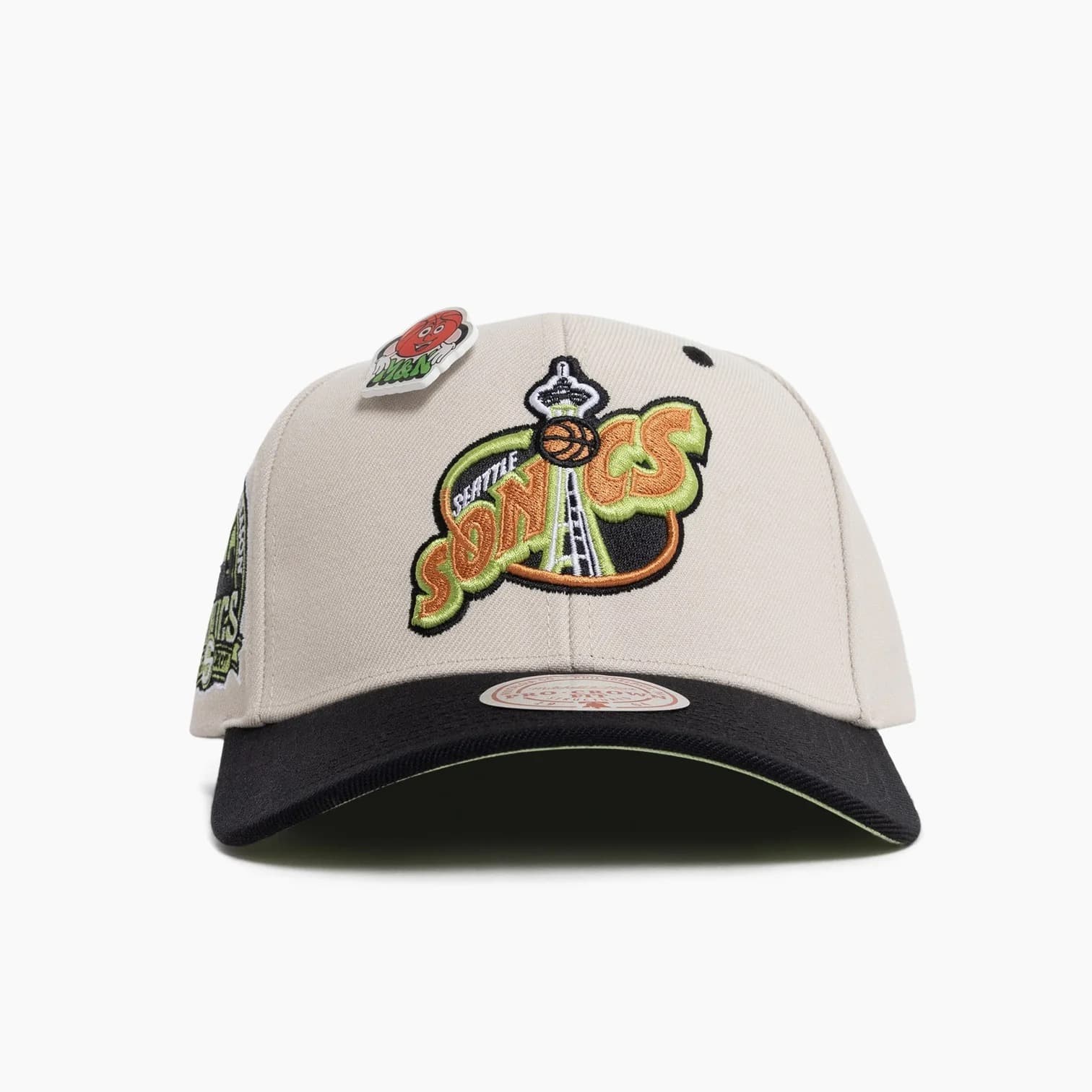 Бейсболка Mitchell & Ness Seattle Supersonics Basketball Pro Crown NBA Snapback Hat