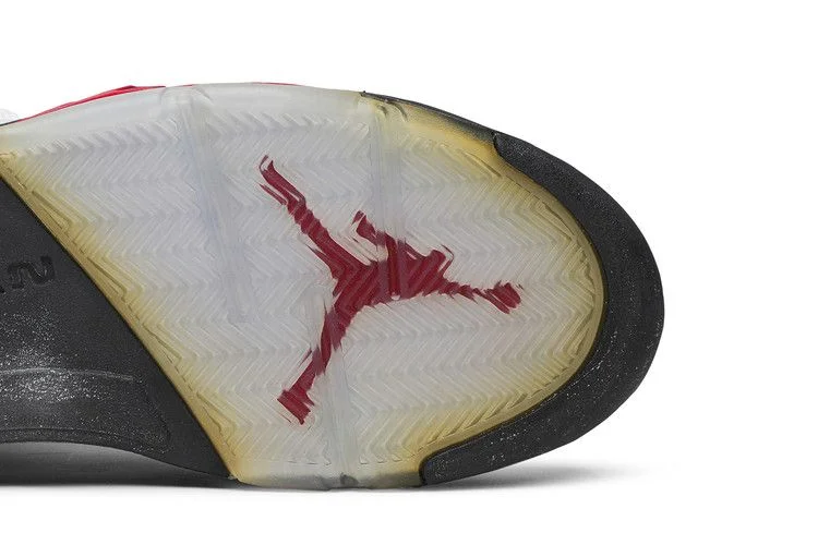 Кроссовки Air Jordan 5 Retro 'White Fire Red' 2013
