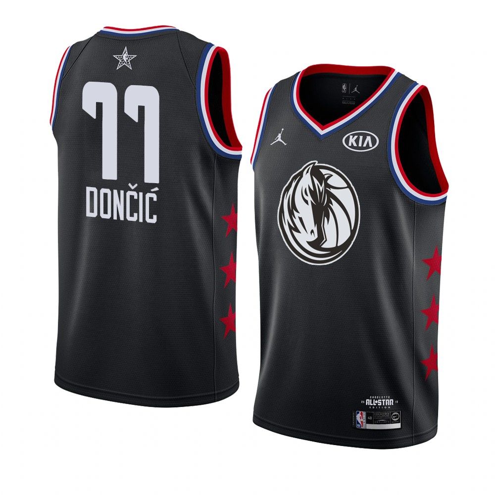 2019-NBA-All-Star-Mavericks-Luka-Doncic-77-Black-Swingman-Jersey