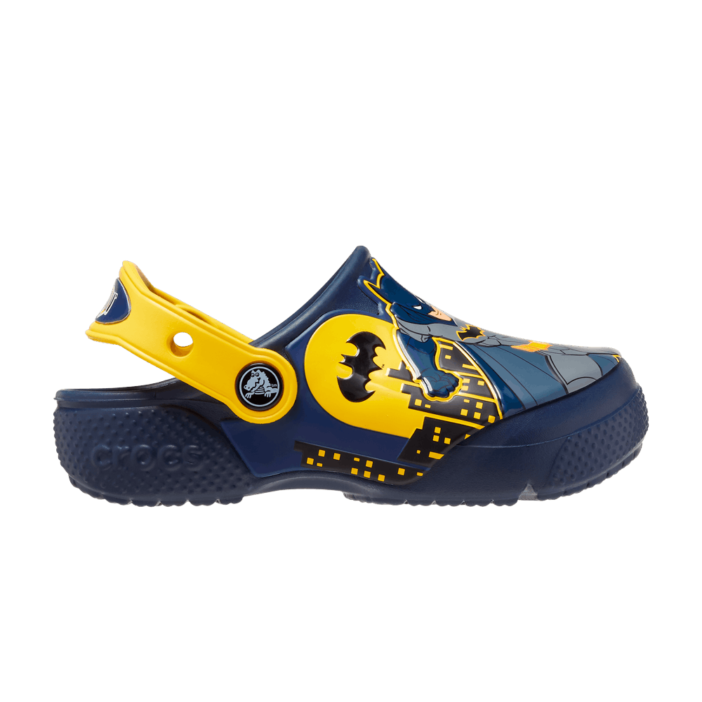 Кроссовки Crocs DC Comics x Classic Clog Kids 'Fun Lab - Batman Patch'