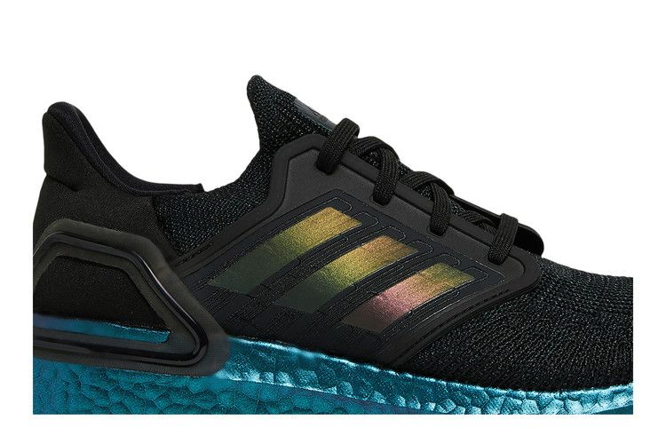 Кроссовки adidas UltraBoost 20 'Black Signal Cyan'