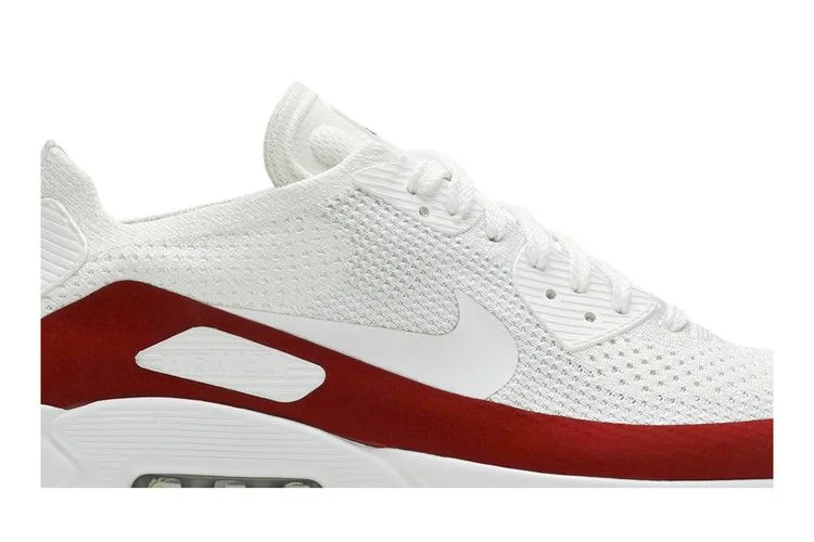 Кроссовки Nike Air Max 90 Ultra 2.0 Flyknit 'White Red'