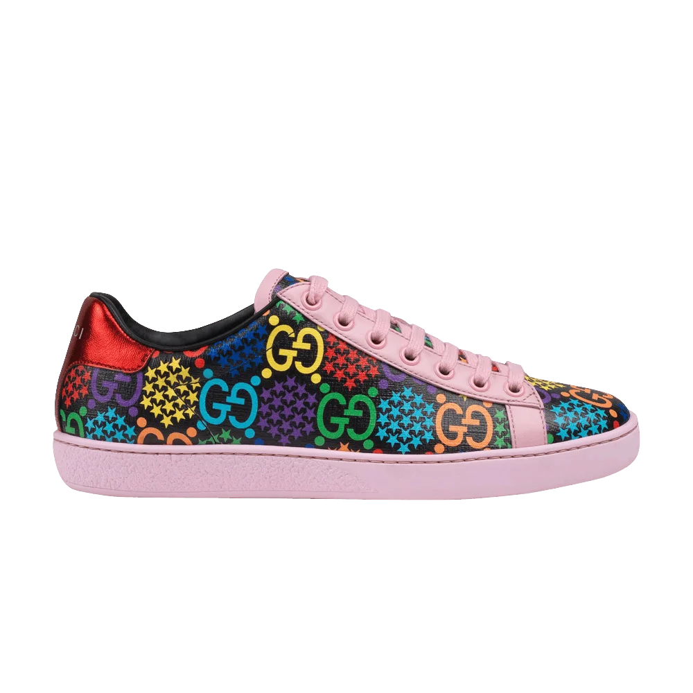 Кроссовки Gucci Wmns Ace GG Supreme Low 'Psychedelic - Pink'