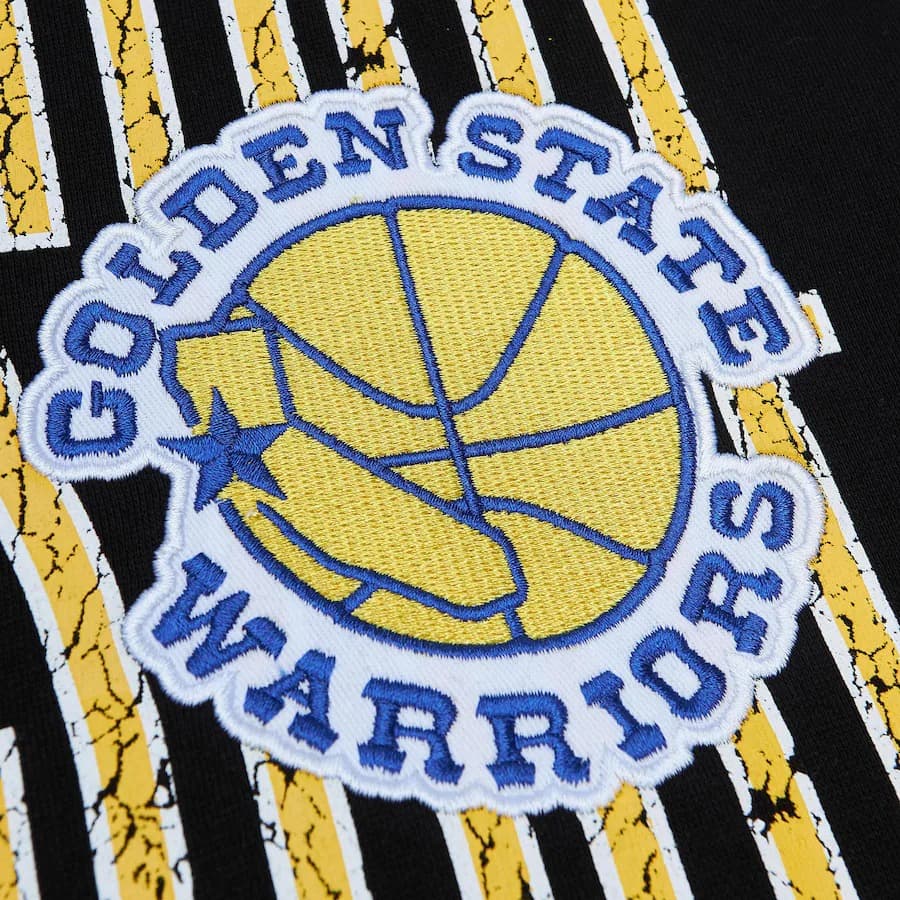 Худи Mitchell & Ness Black Golden State Warriors Team OG Fleece Pullover Hoodie