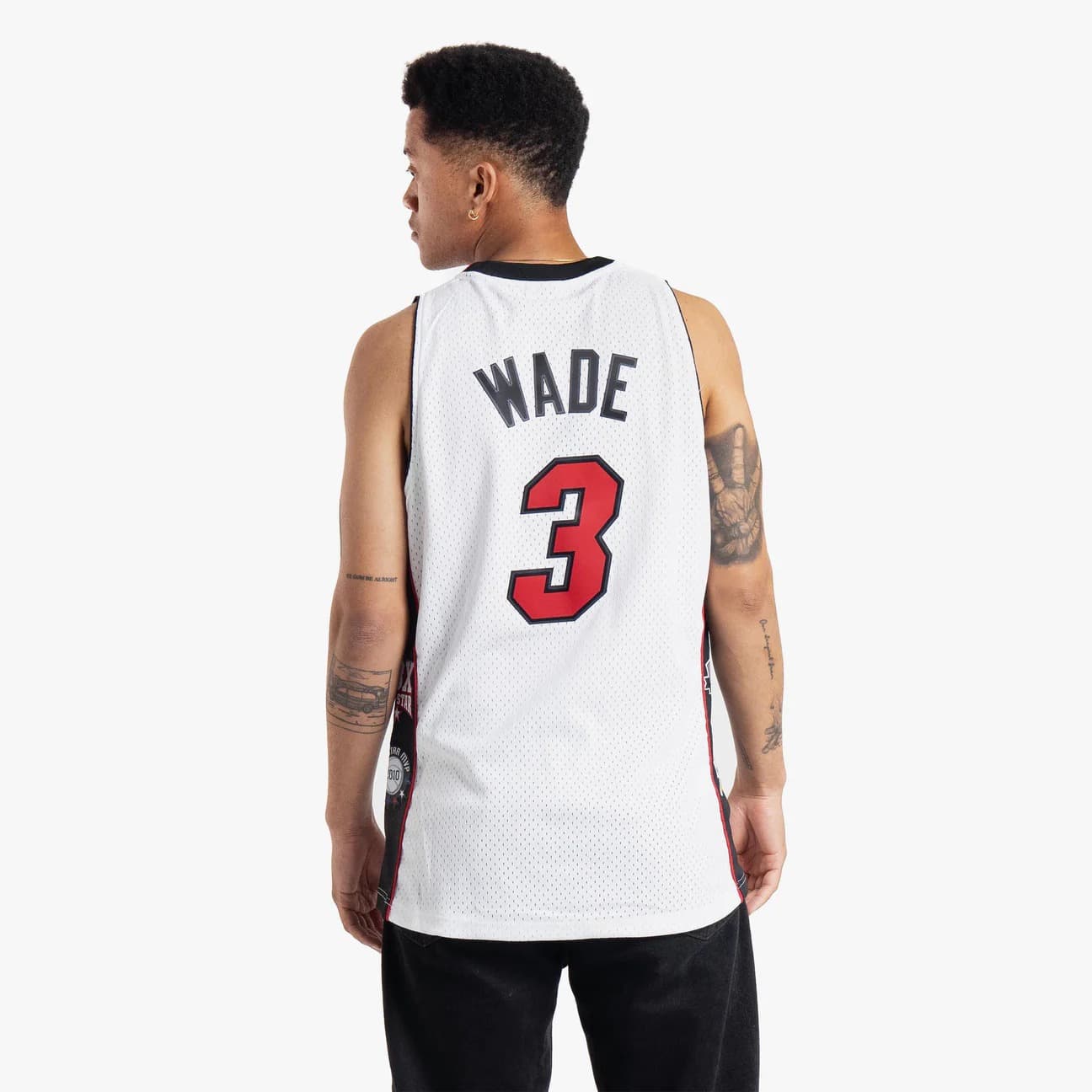 Баскетбольная джерси 2023 Miami Heat Dwyane Wade #3 Hall Of Fame NBA Limited White Jersey