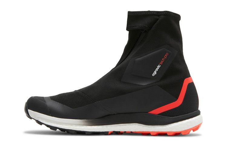 Кроссовки Adidas Terrex Agravic Tech Pro Trail 'Black Solar Red'