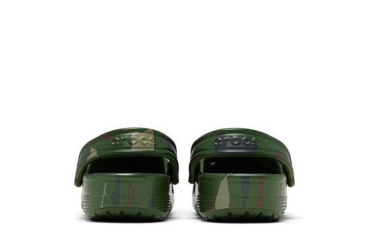 Сабо Daily Paper x Crocs Classic Clog 'Green Camo'