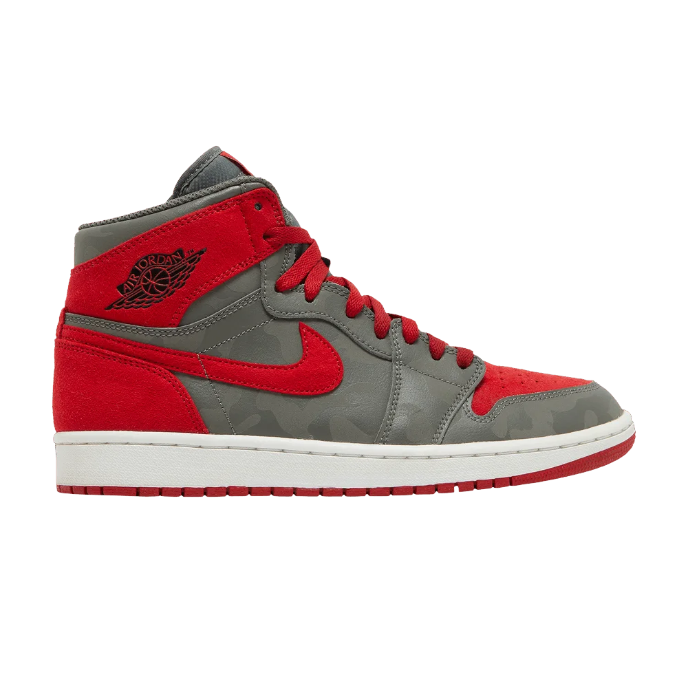 Кроссовки Air Jordan 1 Retro High Premium 'Red Camo'