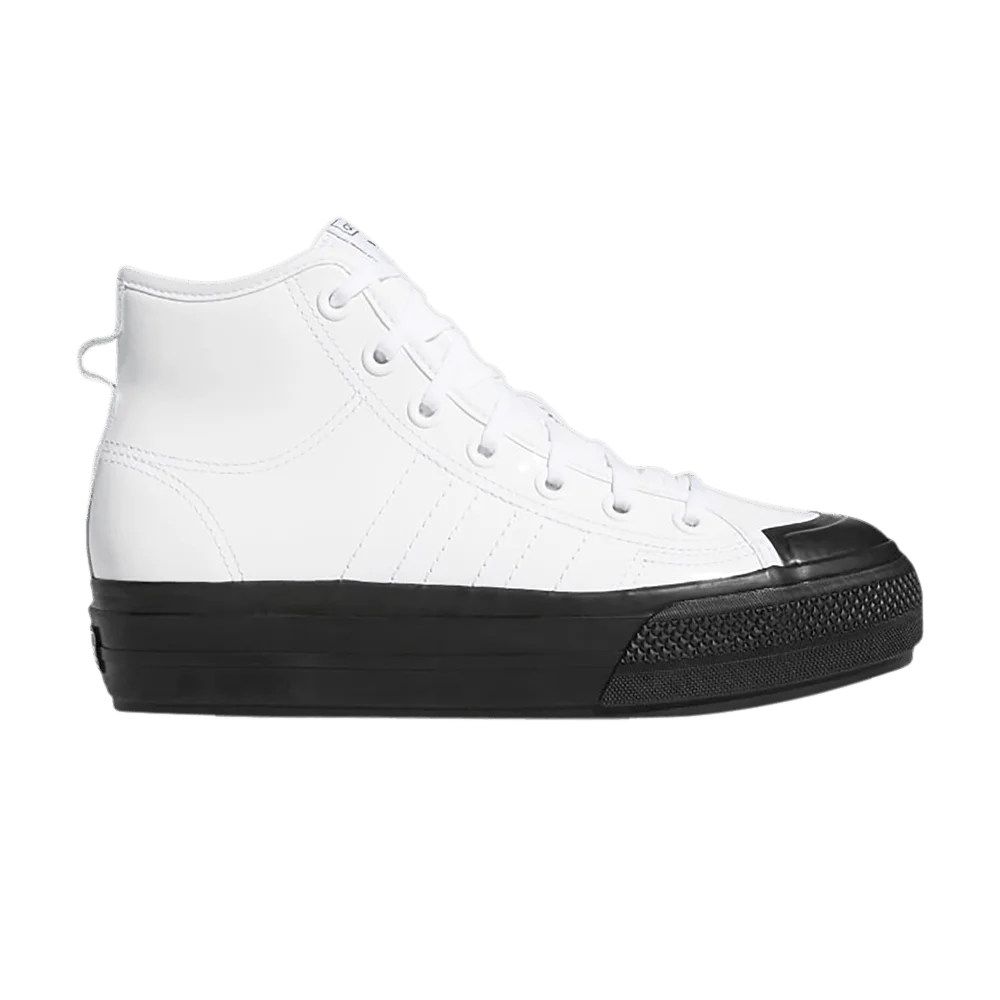 Adidas Wmns Nizza RF Platform Mid 'White Black'