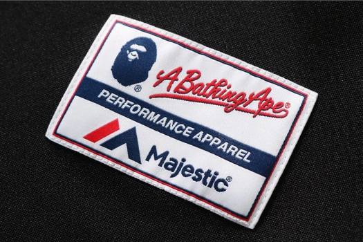 Рубашка BAPE Majestic Baseball Shirt Shirt Black