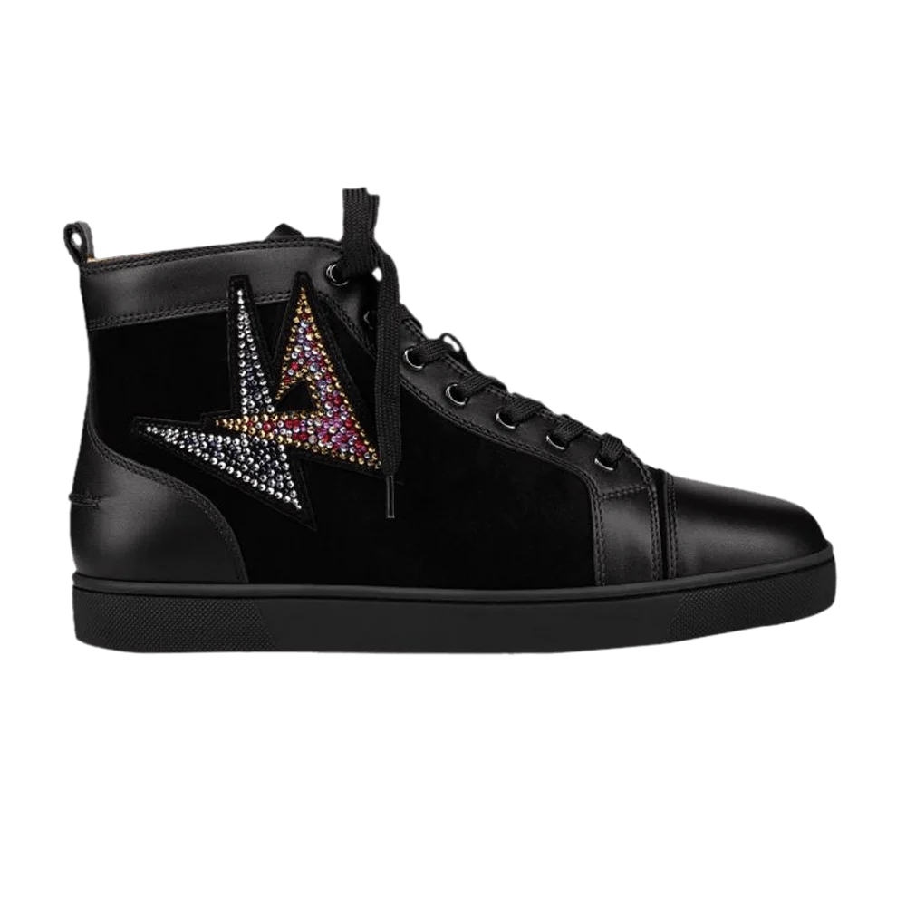Krossovki-Christian-Louboutin-Louis-Oui-Flat-Black-Jewels