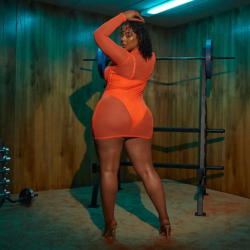 adidas-Ivy-Park-Swim-Cover-Up-Dress-Plus-Size-Solar-Orange-3