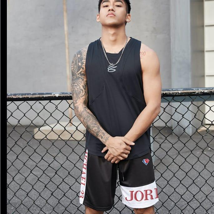 Спортивные шорты Ehot Jordan Stripe Black Shorts