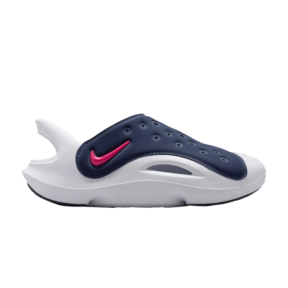 Кроссовки Nike Aqua Swoosh Sandal PS 'Midnight Navy Rush Pink'