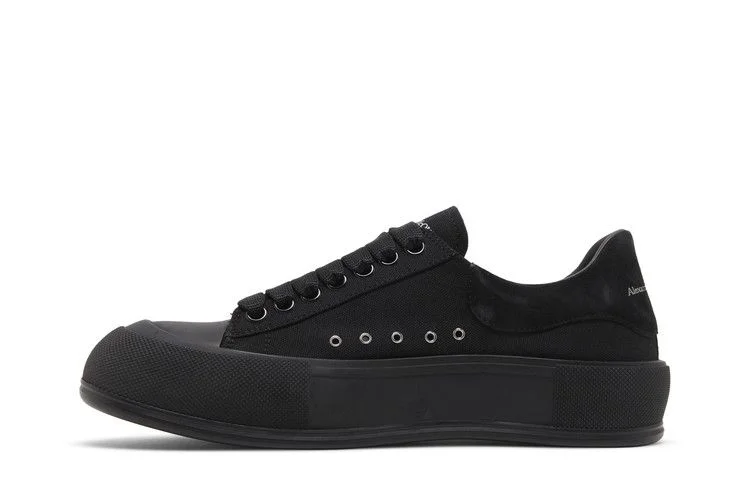 Кроссовки Alexander McQueen Deck Plimsoll Low 'Triple Black'