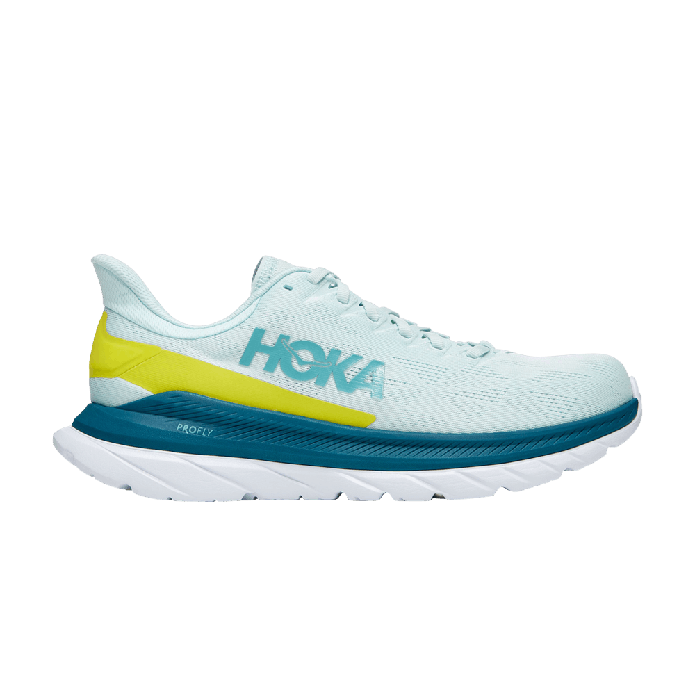 Кроссовки HOKA Mach 4 'Blue Glass Evening Primrose'