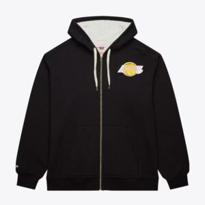 Mitchell-Ness-Black-Los-Angeles-Lakers-Vintage-Logo-Playoff-Win-2.0-Full-Zip-Hoodie-300x300